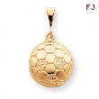 10k SOCCER BALL CHARM