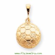 10k SOCCER BALL CHARM