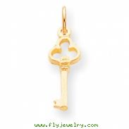 10k Solid Key Charm