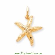 10k STARFISH CHARM