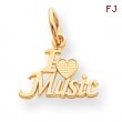 10k Talking - I Love Music Charm