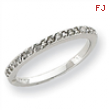 10k White Gold .20ct Diamond Band ring