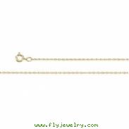 10K Yellow 14.00 INCH  LASERED TITAN GOLD ROPE CHAIN Lasered Titan Gold Rope Chain