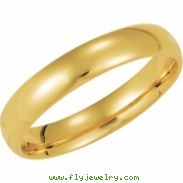 10K Yellow Gold Light Comfort Fit Band