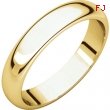 10kt Yellow 04.00 mm Half Round Band