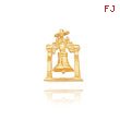 14K  3-Dimensional Liberty Bell Charm
