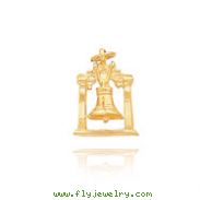 14K  3-Dimensional Liberty Bell Charm