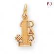 14k #1 Dad Charm