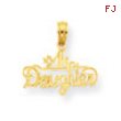 14K #1 Daughter Pendant