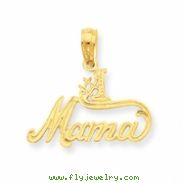 14K #1 Mama Pendant