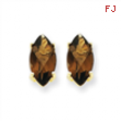 14k 10x5 Marquise Smokey Quartz Earring