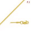 14K 1.1mm Wheat Chain