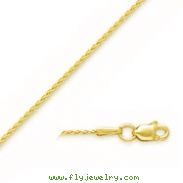 14K 1.1mm Wheat Chain