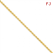 14k 1.8mm Solid D/C Spiga Chain