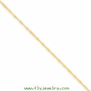 14k 1mm Singapore Chain