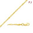 14K 2.0mm Singapore Chain SOLID