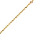 14k 2.25mm Handmade Regular Rope Chain