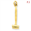 14k 3-D Gavel Charm