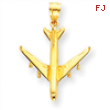 14k 3-D Jet Pendant