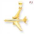 14k 3-D Jet Pendant