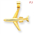 14k 3-D Jet Pendant