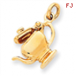 14k 3-D Tea Pot Charm