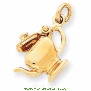 14k 3-D Tea Pot Charm