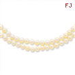 14k 5-5.5mm 2 Strand Cultured Pearl Necklace