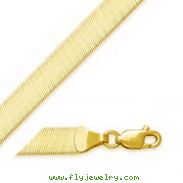 14K 5.5mm Herringbone Chain