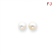 14k 6-6.5mm Cultured Pearl Stud Earrings