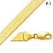 14k 6.5mm Silky Herringbone Chain