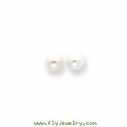14k 6mm Cultured Pearl Earrings