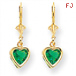 14k 6mm Heart Mount St. Helens earring