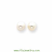 14k 7-7.5mm Cultured Pearl Stud Earrings