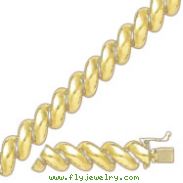 14K 8.5mm Polished San Marco Necklace