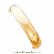 14k 9/16 Oversize High Polished Hinged Bangle Bracelet