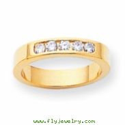 14k A Diamond channel band