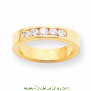 14k A Diamond channel band