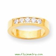 14k A Diamond channel band