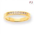 14k A Diamond channel band