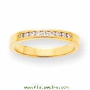 14k A Diamond channel band