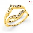 14k A Diamond guard