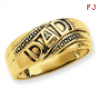 14k A Diamond men's ring