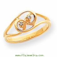 14k A Diamond ring