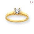 14k A Diamond solitaire ring