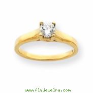 14k A Diamond solitaire ring