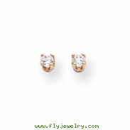 14k A Diamond stud earring