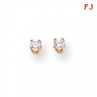 14k A Diamond stud earring