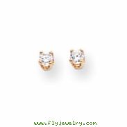 14k A Diamond stud earring