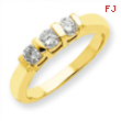 14k A Diamond three stone ring